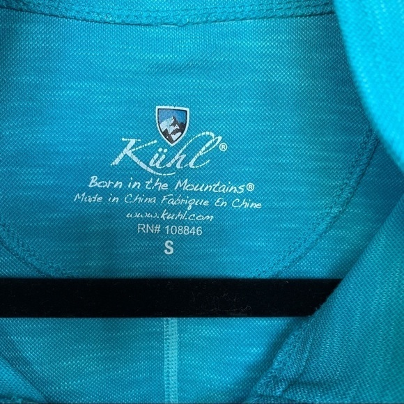 Kuhl Teal & Black Full Zip Jacket Size S - Picture 7 of 10